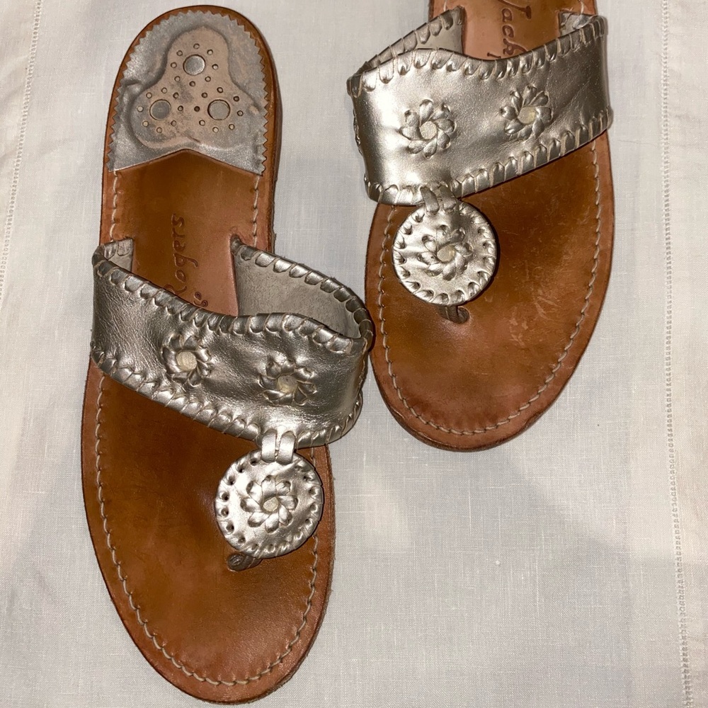 Platinum Jack Rogers Sandals